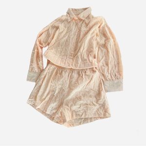 Women’s Light Peach Set Size Large new